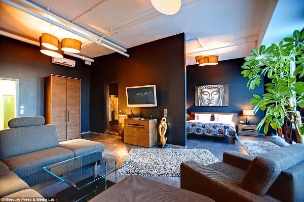 Một phòng nghỉ cho gia đình tại Tropical Islands.