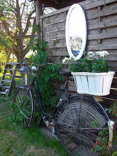 Với những chiếc xe cổ kính, chúng ta có thể chọn một vài loài hoa màu trắng thuần khiết, giản dị.