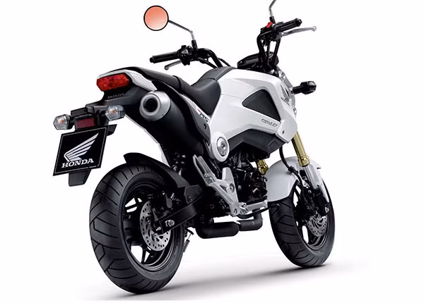 Tại thị trường nước ngoài, Honda MXS 125 có 4 màu sắc tùy chọn: Đen Asteroid Metallic, Trắng Pearl Himalayas, Vàng Pearl Queen Bee và Đỏ Pearl Valentine.