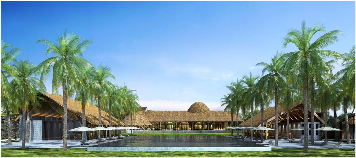 Đà Nẵng Resort được thiết kế trên diện tích sàn là 16.926 m2, với 80 ngôi nhà gỗ, khách sạn, 6 biệt thự VIP và 20 biệt thự khác.