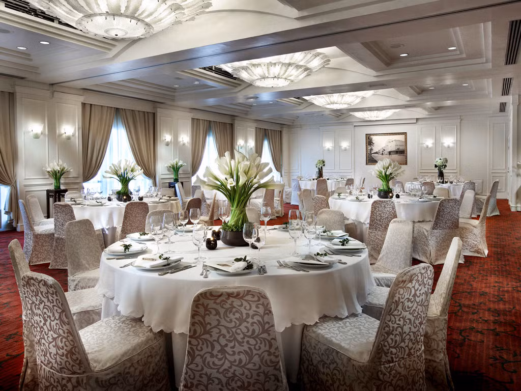 Khu vực tổ chức tiệc tùng của khách sạn.