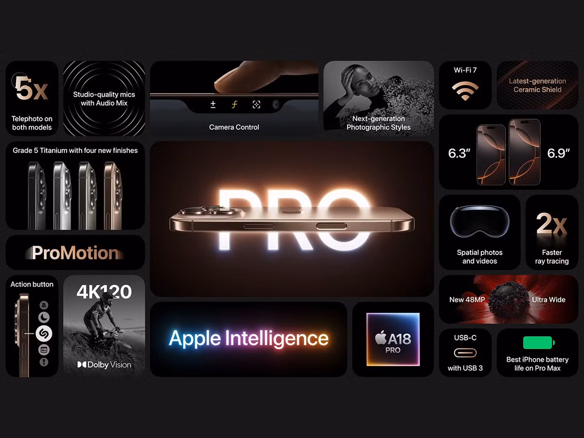  Sự thay đổi này chắc chắn sẽ có lợi cho người tiêu dùng vì đây sẽ là dòng iPhone Pro thứ hai hỗ trợ Apple Intelligence. Một Neural Engine lớn hơn sẽ hỗ trợ rất nhiều trong quá trình xử lý tích hợp. 