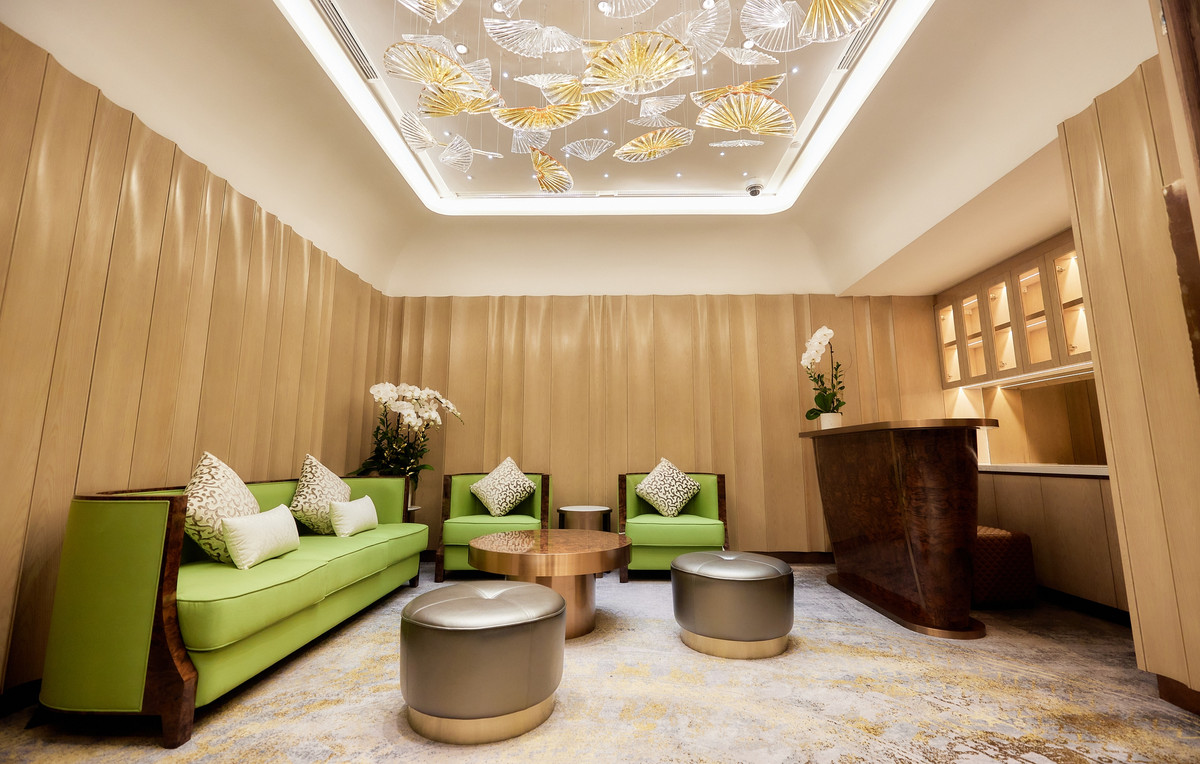 Phòng tiếp khách VIP trên các tầng, có không gian riêng.