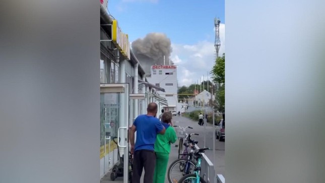 No lon tai TP cang Taganrog cua Nga nghi do bi ten lua tan cong