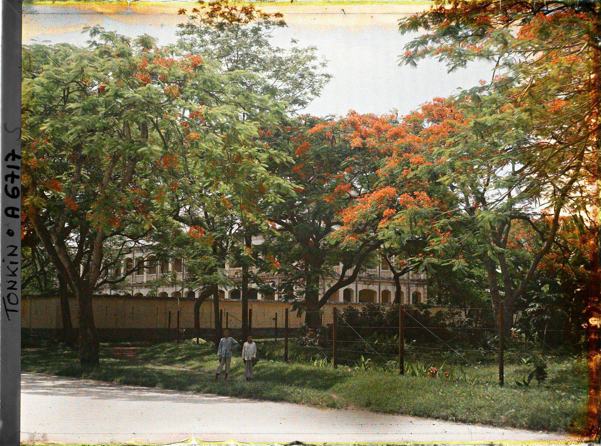 Trên đại lộ Général Bichot (Tướng Bichot), nay là phố Cửa Đông.