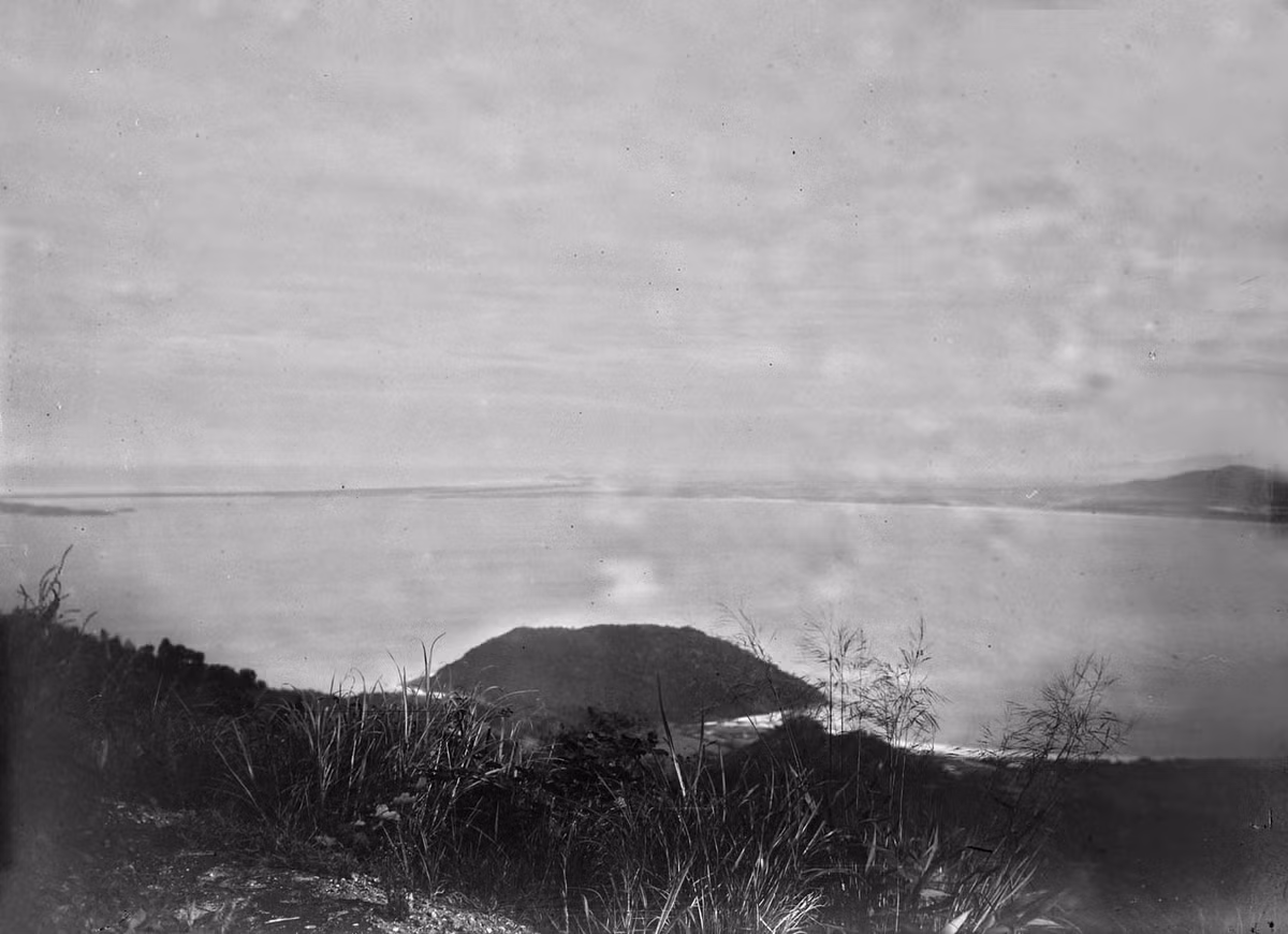 Vịnh Đà Nẵng, nhìn từ đoạn đường đến đèo Hải Vân.