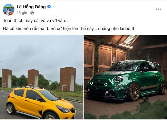 Hong Dang manh nha mua xe moi, vo binh luan mot cau voi quay xe