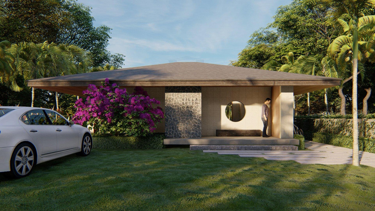 Nha vuon o Long An, lay y tuong tu cong trinh co, canh cua doc la-Hinh-2