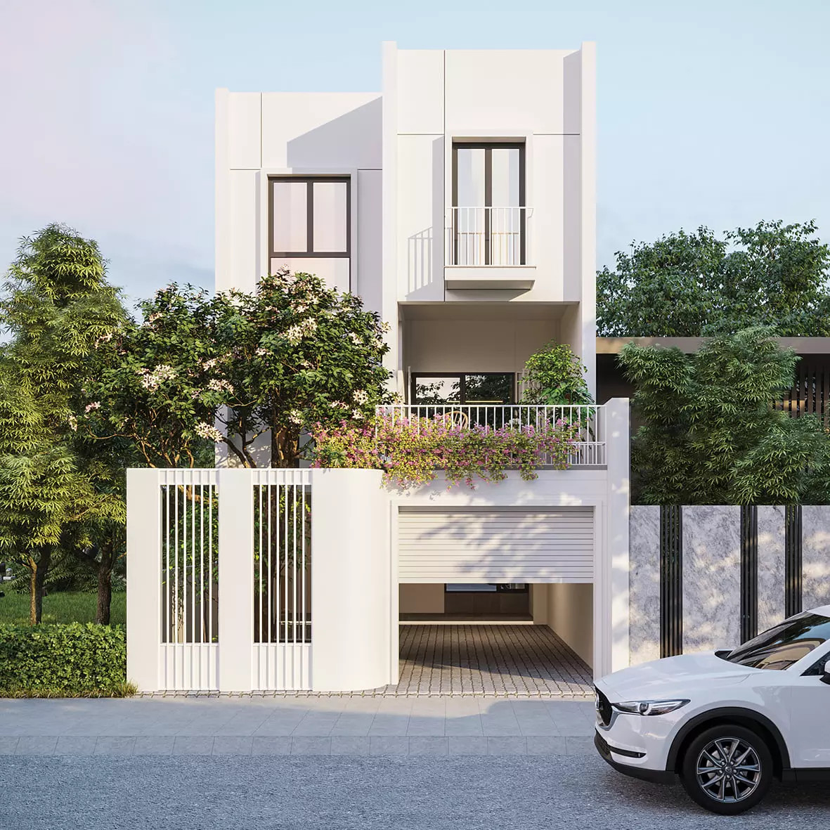 Ngoi nha dam chat nghe thuat giua nhung xo bo, bon chen cua pho thi