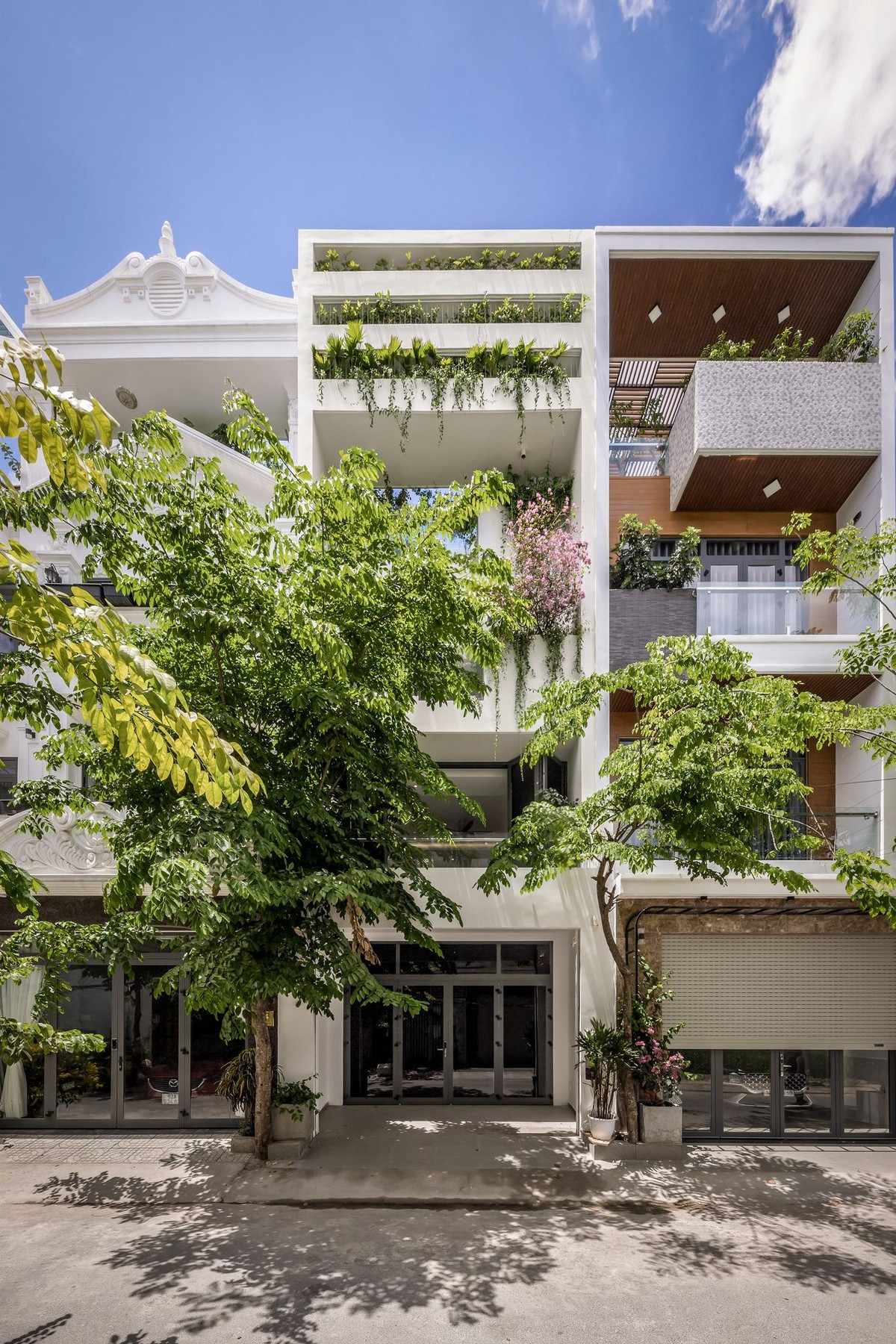 Vuon trong nha pho - ngoi nha cua anh sang, giam hieu ung tieu cuc do thi