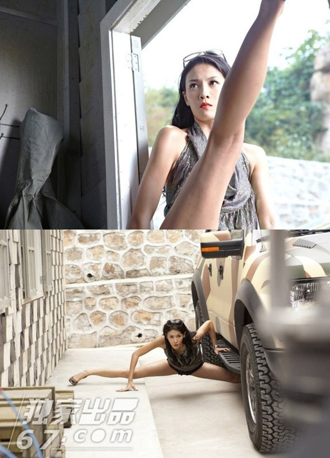 Trong phim, Trương Lam Tâm tự mình thực hiện những cảnh hành động "khó nhằn" mà không cần diễn viên đóng thế.