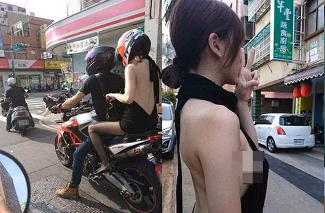 Chi em vo tu mac “thoang mat” ra pho, bat chap bi dam tieu-Hinh-4