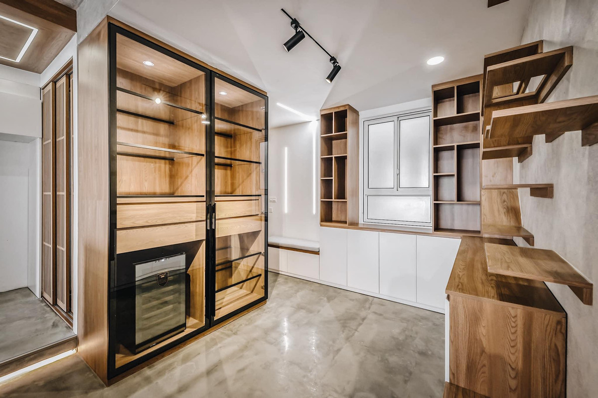 Ben trong can ho be-tong mai co ca khong gian vui choi cho thu cung-Hinh-11