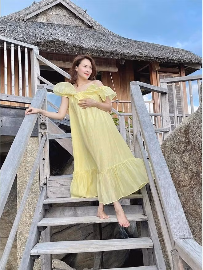 Thoi trang di bien cua my nhan Viet: Dam Thu Trang nhe nhang, Hong Diem chuan nang tho-Hinh-6