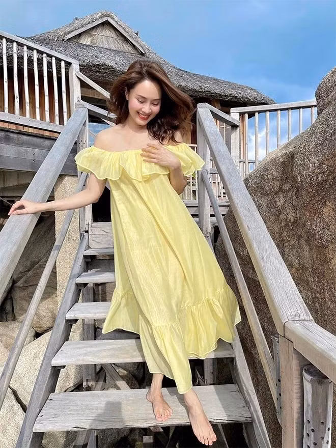 Thoi trang di bien cua my nhan Viet: Dam Thu Trang nhe nhang, Hong Diem chuan nang tho-Hinh-7