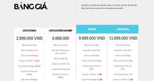 Có cả bản giá làm những trang haivl "fake".