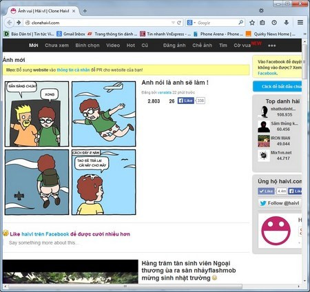 Các hành vi sai phạm bao gồm đã trao đổi, truyền đưa thông tin xuyên tạc lịch sử, xúc phạm anh hùng dân tộc trên mạng www. haivl.com; không làm thủ tục sửa đổi, bổ sung giấy phép mạng xã hội theo quy định; cung cấp dịch vụ trò chơi G1 (cờ tường, cờ caro, cờ vua) không có quyết định phê duyệt nội dung, kịch bản trò chơi điện tử... Sau khi ra quyết định xử phạt Haivl.com, Bộ Thông tin và Truyền thông sẽ chuyển toàn bộ hồ sơ sang cơ quan công an để tiếp tục điều tra.