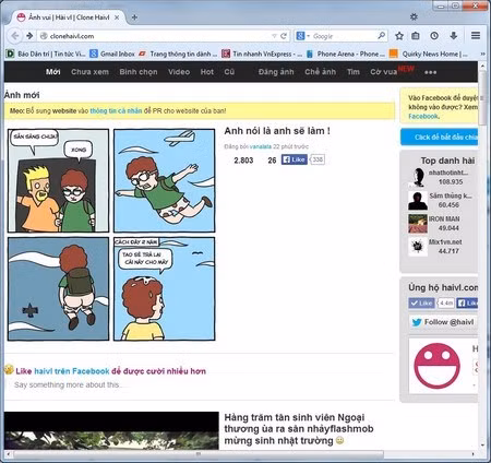 Các hành vi sai phạm bao gồm đã trao đổi, truyền đưa thông tin xuyên tạc lịch sử, xúc phạm anh hùng dân tộc trên mạng www. haivl.com; không làm thủ tục sửa đổi, bổ sung giấy phép mạng xã hội theo quy định; cung cấp dịch vụ trò chơi G1 (cờ tường, cờ caro, cờ vua) không có quyết định phê duyệt nội dung, kịch bản trò chơi điện tử... Sau khi ra quyết định xử phạt Haivl.com, Bộ Thông tin và Truyền thông sẽ chuyển toàn bộ hồ sơ sang cơ quan công an để tiếp tục điều tra.