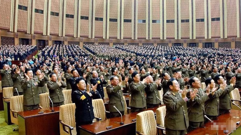 Một phiên họp của Quốc hội Triều Tiên.