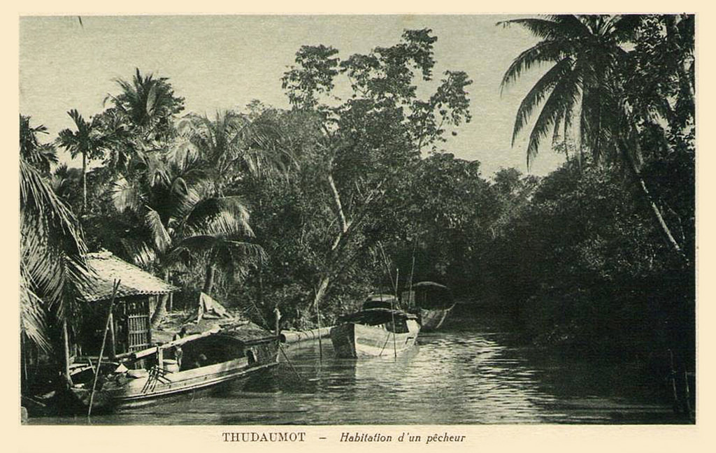 Nhà của một ngư dân Thủ Dầu Một. Ảnh tư liệu.