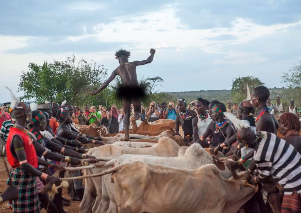 Nếu thành công, anh ta được phép kết hôn và mang danh "Maza" - một người đàn ông trưởng thành. Ngược lại, người thất bại sẽ không thể kết hôn và còn bị đánh bởi những người phụ nữ chứng kiến.