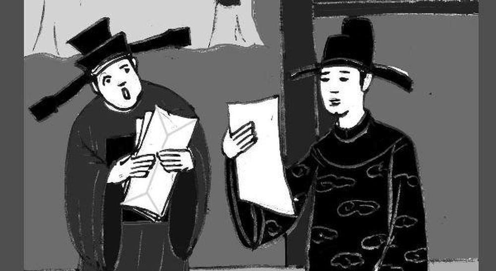 Đến kỳ thi Hội năm 1623 thời vua Lê Thần Tông, nhờ bạn bè giúp đỡ, Nguyễn Trật vượt qua được trường nhất, trường nhì và trường ba. Đến trường thi thứ 4, ông cứu giúp được một người bạn cùng trường thi bị bệnh nên được người này cho quyển thi của anh ta và đỗ thi Hội.