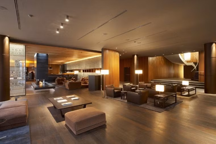 Nội thất siêu sang trọng của khách sạn Barvikha được cho là nơi tiếp theo tại Nga ông Yanukovych trú chân.