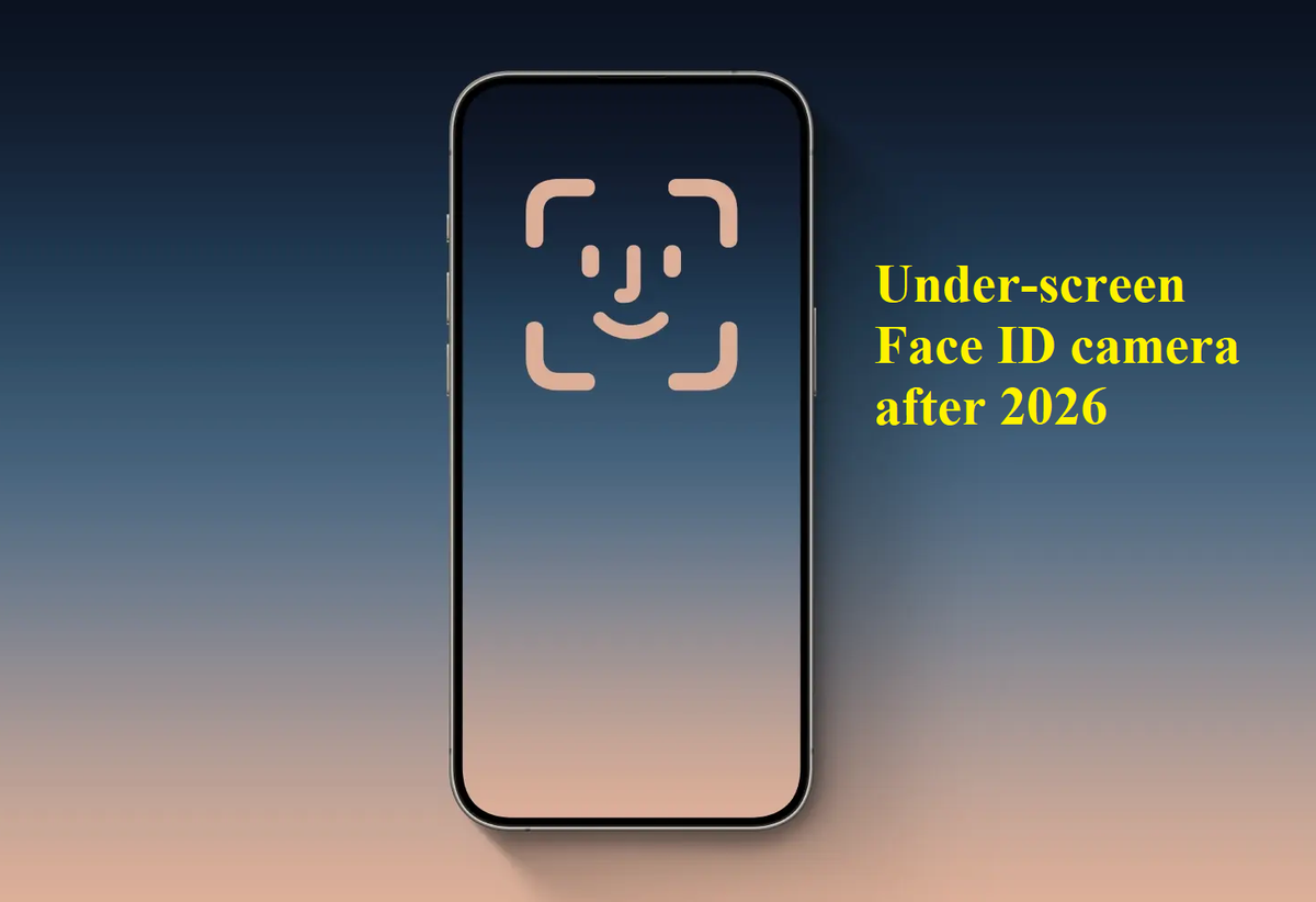 Nhà Táo được cho là đang có kế hoạch di chuyển các thành phần Face ID dưới màn hình vào năm 2026, cho phép loại bỏ phần cắt hình viên thuốc tạo thành một phần của Dynamic Island ngày nay.