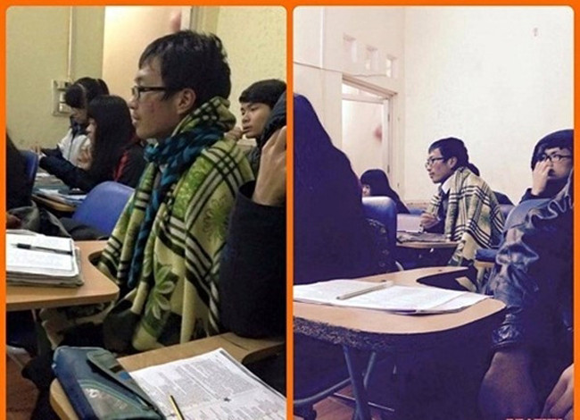 Khoác chăn ra đường chống rét, thanh niên bị công an “sờ gáy“ - Hình 6 Khoac chan ra duong chong ret, thanh nien bi cong an “so gay“-Hinh-6