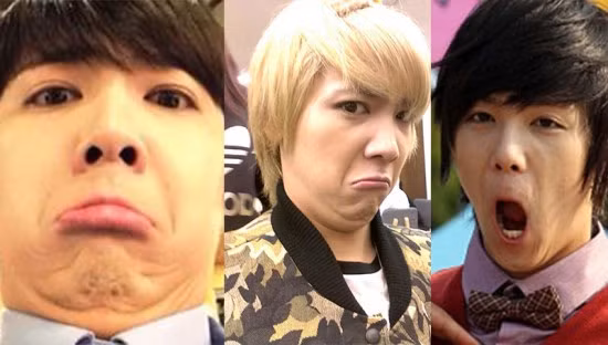 Hongki nhóm F.T.Island lại khiến người hâm mộ nhớ mãi với những lần anh làm trò cười bằng cách bĩu môi, tròn miệng.