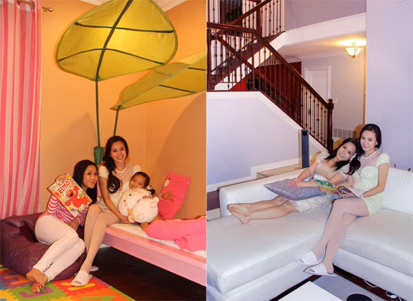 Một góc nhỏ ấm cúng trong ngôi nhà của Việt Hương.