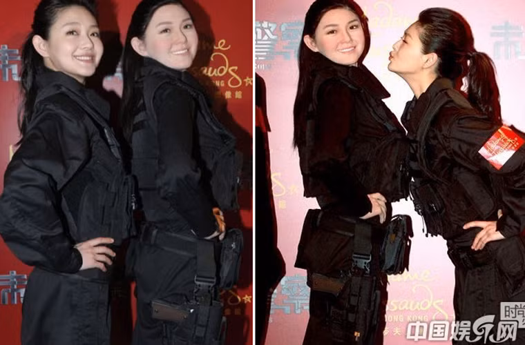 Từ Hy Viên cũng là một trong những sao Hoa ngữ bị tạc tượng sáp xấu nhất. Khuôn mặt ngôi sao thanh thoát bao nhiêu thì tượng sáp lại tròn ung ủng bấy nhiêu.