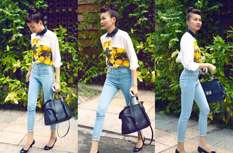 Cô là một trong những mỹ nhân Việt có style ăn mặc đẹp nhất và biết cách phối quần áo, phụ kiện rất có gu.