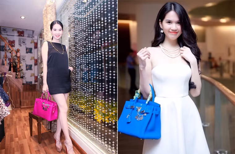 Ngọc Trinh từng khiến công chúng choáng váng khi bỏ ra 1,5 tỷ mua một chiếc túi Hermes bằng da cá sấu.