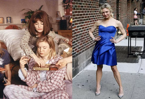 Để vào vai trong hai phần bộ phim "Nhật ký tiểu thư Jones", Renee Zellweger đã phải hai lần, mỗi lần tăng 10kg. Khi nhà sản xuất tuyên bố sẽ làm phần 3 của bộ phim, có tin cho hay Zellweger sẽ mặc quần áo hóa trang để béo lên chứ không muốn tăng cân cả chục kg thêm một lần nữa.