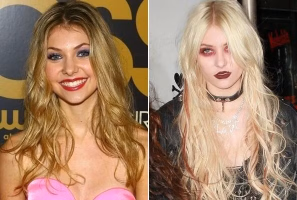 Từ vai diễn Cindy Lou Who trong "Dr. Seuss'" tới Gossip Girl, cô gái thủ lĩnh trong ban nhạc rock The Pretty Reckless, Taylor Momsen đã thay đổi ngoại hình rất nhiều trong nhiều năm qua. Không còn vẻ ngây thơ trong sáng như trước, nữ ca sĩ 21 tuổi luôn xuất hiện với hình ảnh nổi loạn khác người.