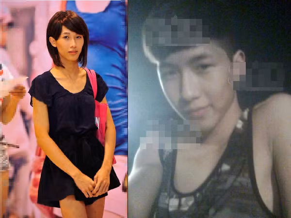 Hình ảnh hotgirl chuyển giới Trâm Anh khi còn là con trai, nam tính.