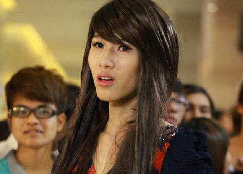 Hình ảnh khi còn là con trai của Trâm Anh.