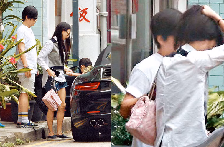 Ngày 11/10, Martin tới sân bay Changi, Singapore, đón Trương Bá Chi khi cô trở về từ Hong Kong. Sau khi nghỉ ngơi một lúc trong căn hộ trị giá 20 triệu HKD của Bá Chi, hai người lái xe đưa hai con trai cô đi ăn trưa tại một nhà hàng Thái Lan.