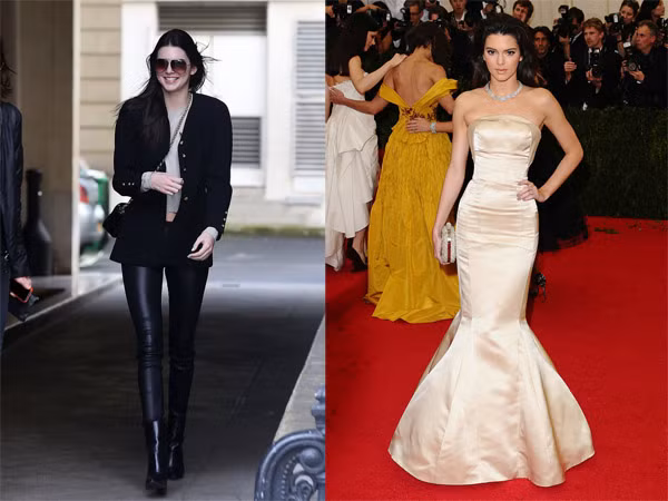 Mặc bất cứ trang phục nào, dạ hội hay dạo phố, Kendall cũng đều rất bắt mắt.