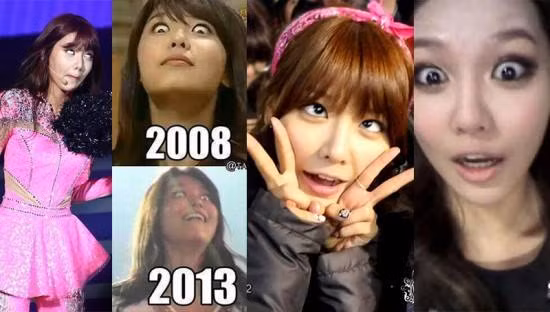 Nữ ca sĩ Sooyoung nhóm Girls’ Generation trông thật “khiêu khích” với rất nhiều nét mặt cùng kiểu trợn mắt nhát ma.