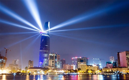 Bitexco Financial Tower tại TP HCM.