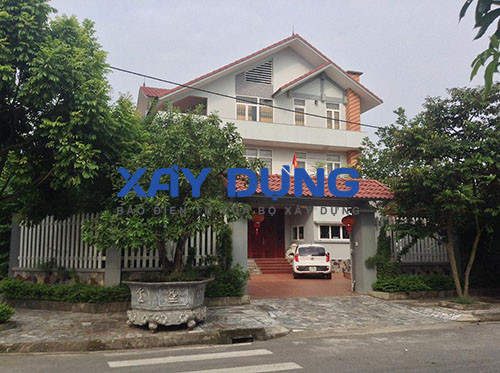 Đây là dinh thự của Giám đốc Sở Giao thông- Vận tải Thái Nguyên được xây dựng tại Khu dân cư số 9 phường Gia Sàng.