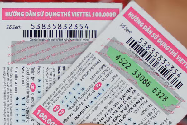 The cao Viettel gia 100.000 dong xuat hien tren thi truong