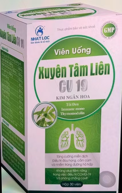 Bộ Y tế cảnh báo 2 sản phẩm Xuyên Tâm Liên “nổ” công dụng kháng COVID-19 là giả mạo - Hình 2 Bo Y te canh bao 2 san pham Xuyen Tam Lien “no” cong dung khang COVID-19 la gia mao-Hinh-2