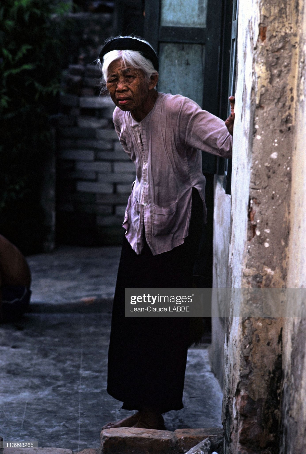 Chân dung một cụ bà Hà Nội.