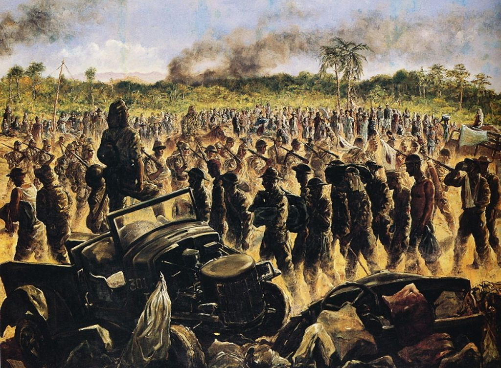 Bất cứ ai trở nên quá yếu không thể đi nổi sẽ bị đâm gục tại chỗ. Những người sống sót sau đó sẽ lên tàu hỏa từ San Fernando đến các trại tù binh chiến tranh, nơi hàng nghìn người nữa tiếp tục bỏ mạng.