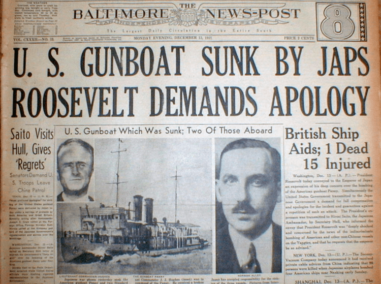 Các nhà ngoại giao Nhật Bản thì khẳng định cuộc tấn công là không có chủ đích và đồng ý bồi thường thiệt hại 2 triệu USD để vụ việc chìm xuống.