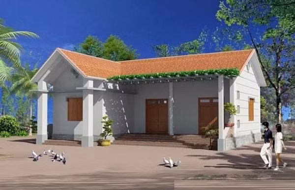 9 mau nha cap 4 dep nhat nam 2022: Chi phi xay dung thap, khong so loi mot-Hinh-15