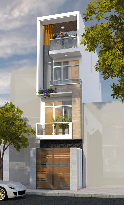 Mau nha ong 4 tang thiet ke da dang, cuoc song tien nghi nhu khach san-Hinh-4